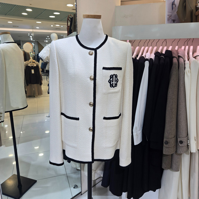 JJ JIGOTT 브레이드디테일라운드자켓(GNBA0JK30)