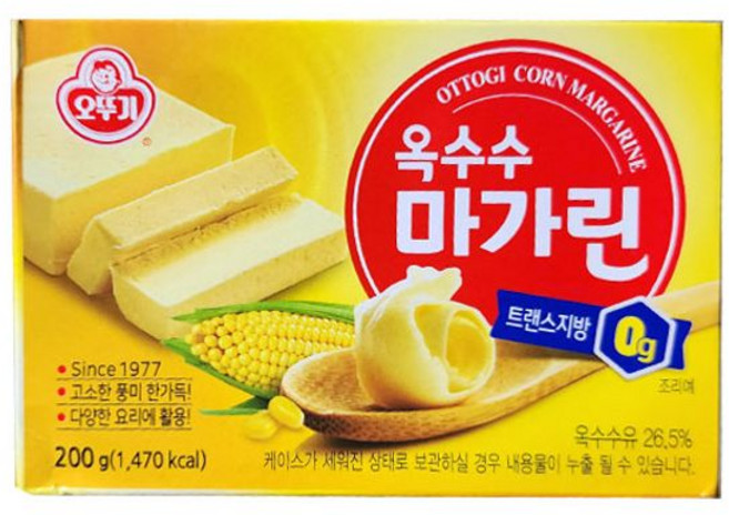 옥수수마가린(오뚜기 200g), 200g, 1
