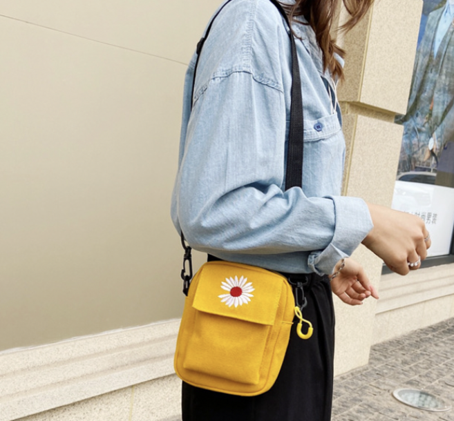 신학기 데이지 미니 크로스백 휴대폰가방