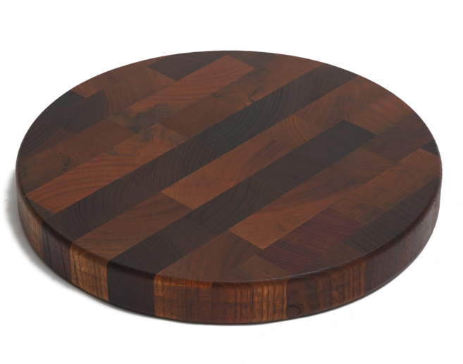 BOUMBI 국내생산 탄화느티나무 엔드그레인 도마 물홈형, 1개