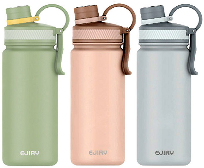 에지리 스포츠 보온 보냉 텀블러, 케일 그린, 680ml, 1개