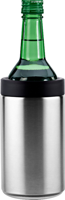 빈아미고 아이스리스 소주 칠러 355ml 캔맥주 스텐 보냉 쿨러, 1개, 클래식블랙