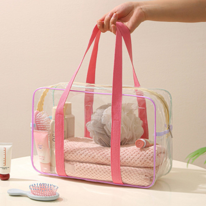 데일로엔 휴양지 수영 투명 비치백 방수 스포츠 가방