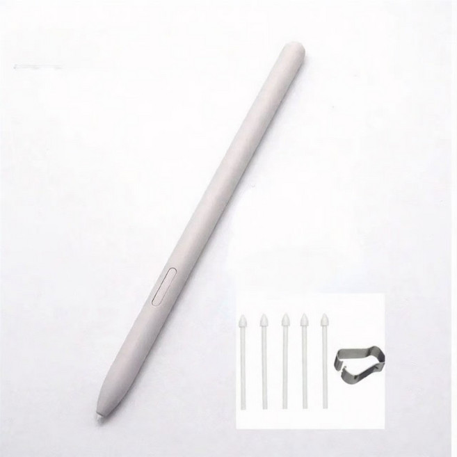 삼성 갤럭시 탭S10+fe 태블릿용 스타일러스 펜 + 울트라 스마트 S펜 필기용 펜, 1개, 흰색