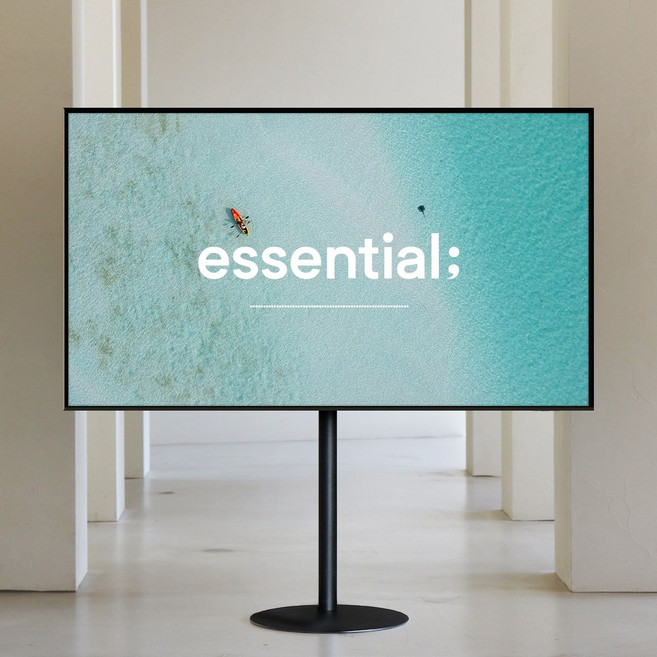 나무궁 이젤형 65인치 75인치 티비거치대 TV스탠드 이동식 삼성 LG 85인치 86인치 77인치 55인치 호환, 시크블랙, 1. 기본 거치대, 1개