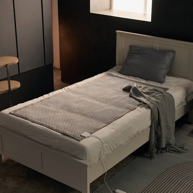 닥터스 2026년형 혁신 탄소사매트 싱글 퀸 only 1mm 초슬림 초경량 Luxury warm 원적외선 온열 탄소 매트 DC프리볼트 해외사용, 쉐브론패턴, 싱글(840x1500mm)