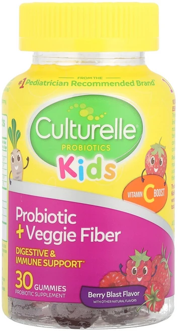 컬처렐 어린이용 프로바이오틱 구미젤리 베리 블라스트 하루 1회 30개, One Color, 1개, 30정 - 쿠팡