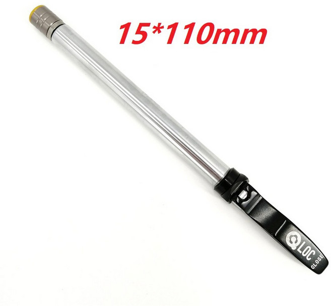 산악 자전거 퀵 릴리스 로드 Sr Suntour 15*100mm 15*110mm 스루 액슬 레버, 15x110mm, 1개