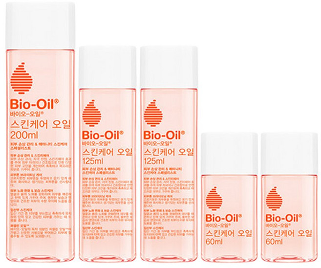 바이오오일스킨케어 오일 60ml 2개+125ml 2개+200ml 1개, 2개