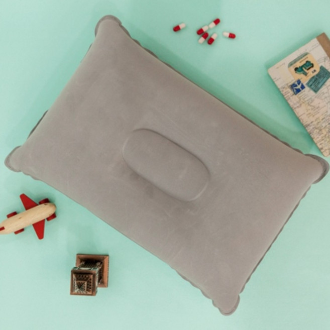 헨리남 세상편한 에어 캠핑베개, 그레이, 1개