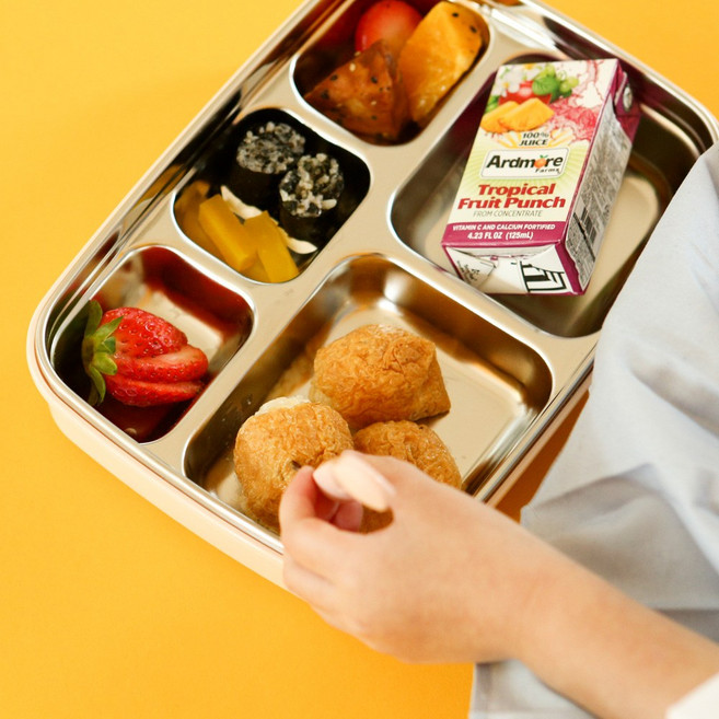 데일리라이크 봉봉 스텐 식판 01-03, 03아보카도, 1개