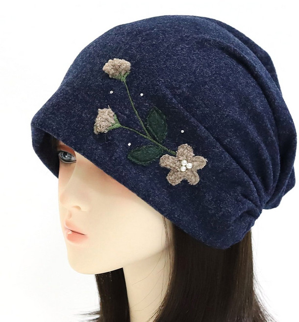 캡조아 따뜻 포근한 소재 후면 밴딩 편안한 착용감 헤어 커버 중년 항암 치료 요리 두건 국내제작 모자