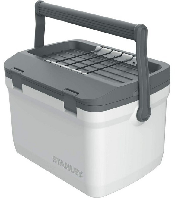 STANLEY 스탠리 아이스박스 15.1L 화이트 단품 야외 아웃도어 캠핑 보냉 쿨러, 화이트 15.1L