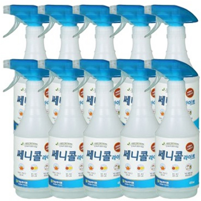 세니콜 라이트 쎄니콜 뿌리는 살균 소독제 450mL 10개(box), 10개