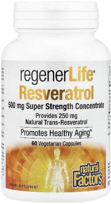 내추럴팩터스 리제너라이프 레스베라트롤 500mg 베지캡슐 60정, 1 - 쿠팡