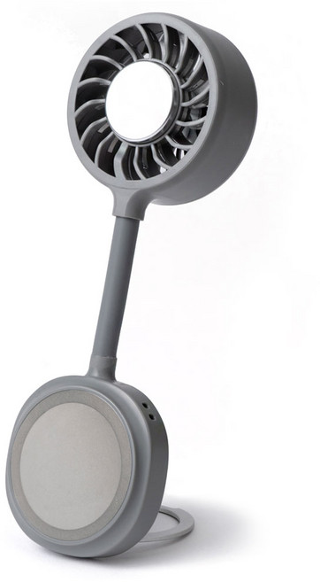 포른 맥세이프 냉각 미니 휴대용 선풍기, 그레이, PCMF001