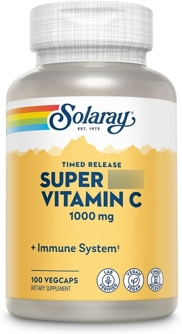 솔라레이 비타민 C 베지캡, 1개, 100정 - 쿠팡