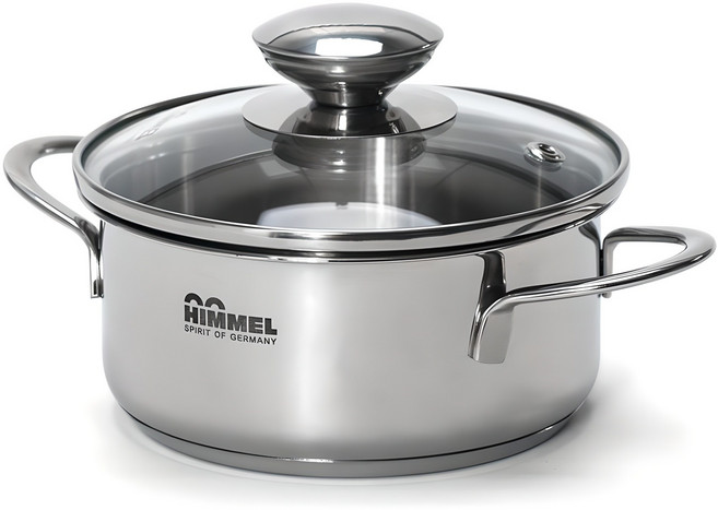 힘멜 인덕션 스테인레스 미니 냄비, 16cm, 1개