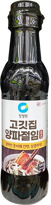 청정원 고깃집 양파절임 소스 300g 고기소스 구이용, 1개