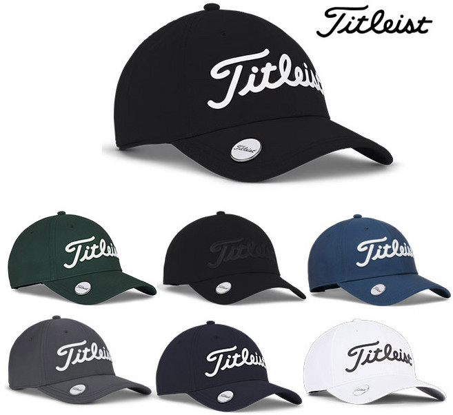 타이틀리스트 2025 플레이어스 볼마커 모자 TH25APBMA, 블랙화이트, 1개