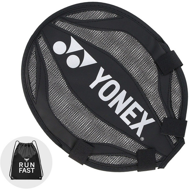 요넥스 메쉬 배드민턴가방 헤드커버 트레이닝 라켓케이스(MT짐색 지급), 블랙계열, 1개
