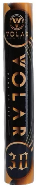 VOLAR 比賽級羽毛球 VOLAR 30，飛行穩定、耐打度高，提升球技的專業選擇, 1個, 白, 12個裝