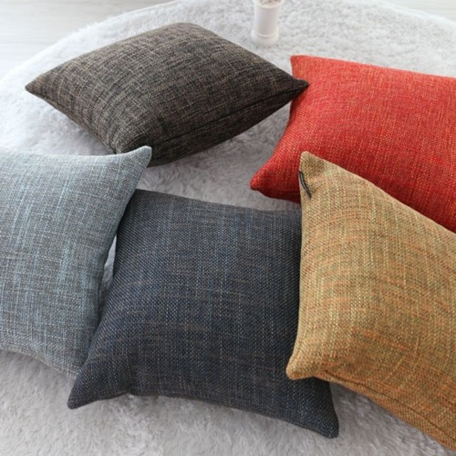 아마레또 고급 자가드 쿠션 방석 커버 7color