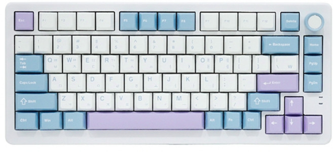 QSENN QSENN Q75 PBT 풀윤활 가스켓 유무선 기계식 키보드 블루퍼플 오테뮤 저소음 크림옐로우 Pro