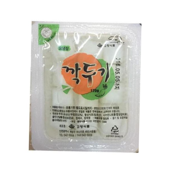 치킨무우 (무)(면)(냉장)깍두기치킨무(고향식품 170g)X60개