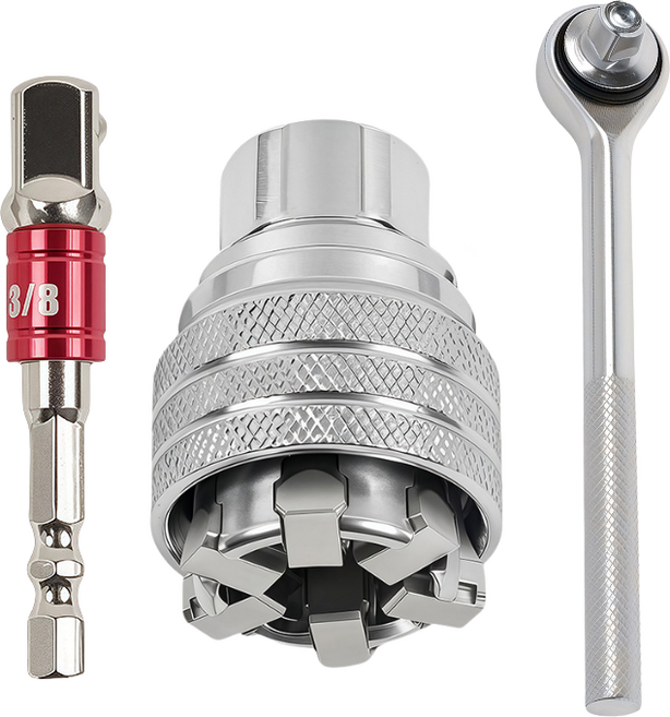 전동드릴 복스 소켓 변환 아답터 회전 복스 어댑터, 1세트