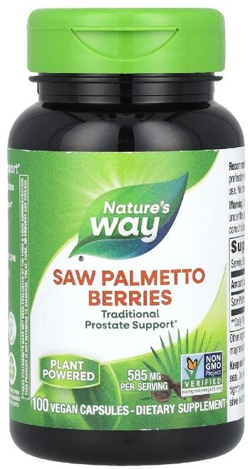 네이처스웨이 쏘팔메토 베리 585mg Saw Palmetto Berries 베지 100정, 1개 - 쿠팡