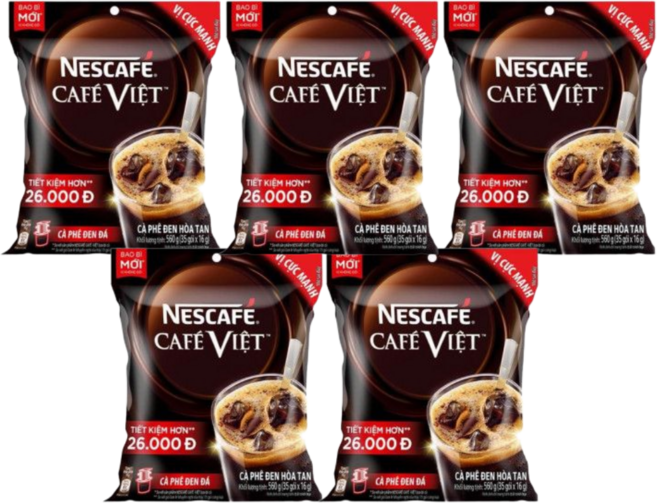 베트남 네스카페 카페비엣 블랙 커피 NESCAFE cafe viet, 16g, 35개입, 5개