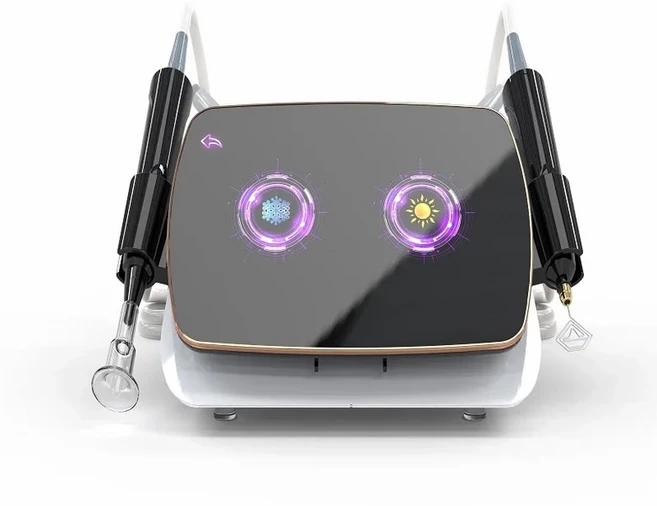 12-in-1 플라즈마 냉온 피부 재생 기기 여드름 치료 주름 감소용 플라즈마 뷰티 디바이스, 01 EU