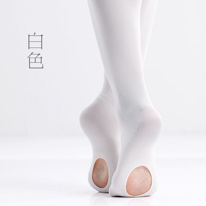 아이레노 성인 발레복 타이즈 고탄력 무광 원단 레오타드 매칭 연습 공연용, 화이트