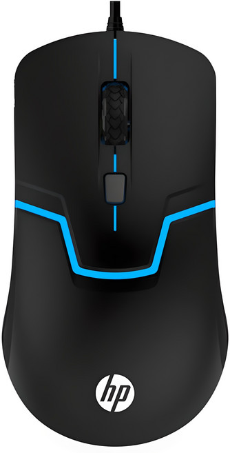 HP LED 백라이트 게이밍 마우스, M100, 혼합색상