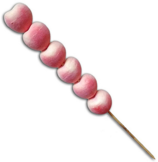 대형 탕후루 모형 소품 장식 지름 업소용 과일 딸기 가게, 복숭아 4.5cm 6 과일