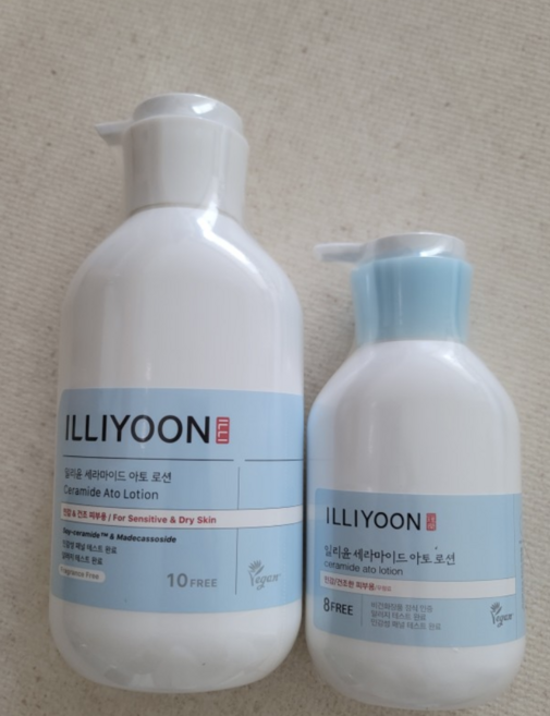 일리윤 ILLIYOON 바디로션 대용량 세라마이드 아토 크림 580ML + 300ML, 1개