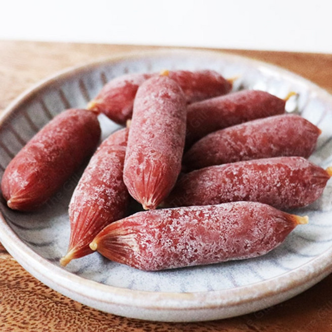 발효 건조 소시지 페퍼로니 미트 스낵 미니 한입 안주 스파클링 와인 맥주 혼술 매콤한, 1개