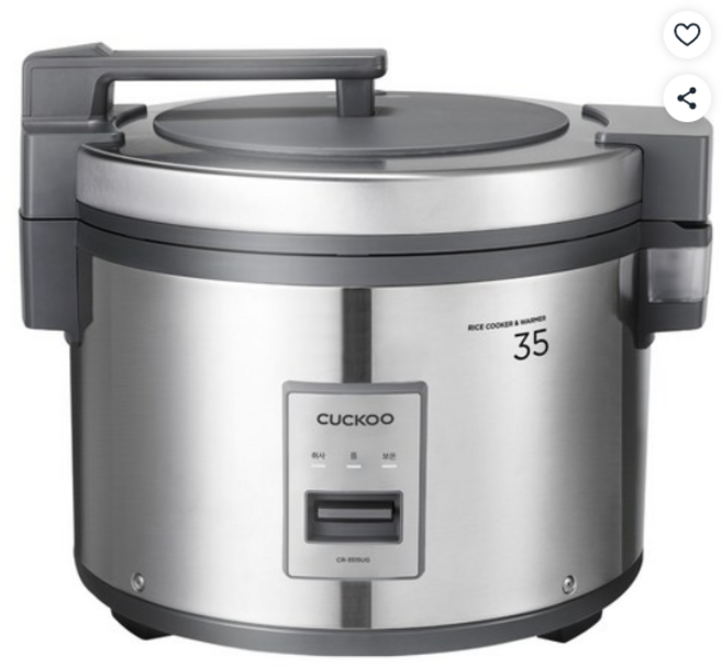 쿠쿠 대용량 전기밥솥 어반그레이 35인용, CR-3515UG ( 35인용/쿠쿠정품/코팅내솥 )