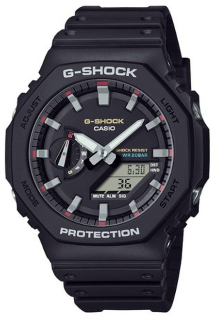 GA-2100RL-1A 지얄오크 아날로그 디지털 남성 우레탄 시계