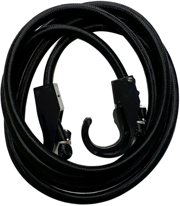 고탄력 핸드카트 줄 1.8m, 2개, 블랙