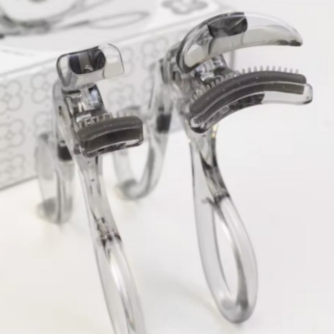 광휘몰 뷰러 속눈썹 컬러 아이래쉬 고데기 휴대용 미니 아이뷰러 집게 퍼펙트 속눈썹집게, 속눈썹 뷰러 L, 1개, 반투명