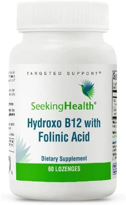 시킹헬스 Hydroxo B12 with Folinic Acid 폴레이트 엽산 로렌지 60정, 1개 - 쿠팡