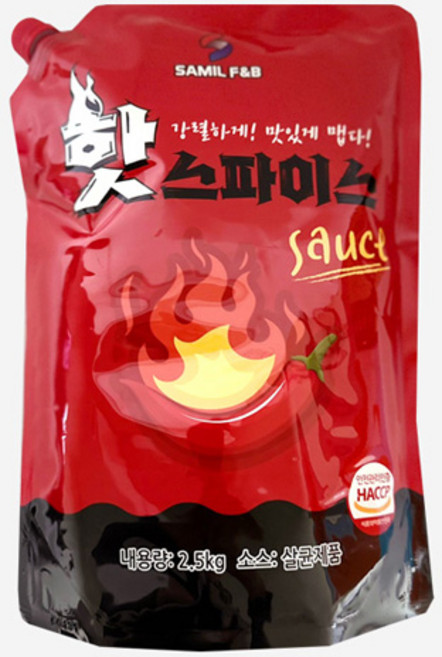 삼일 핫스파이스 양념 2.5kg, 삼일 핫스파이스양념 2.5kg, 1개