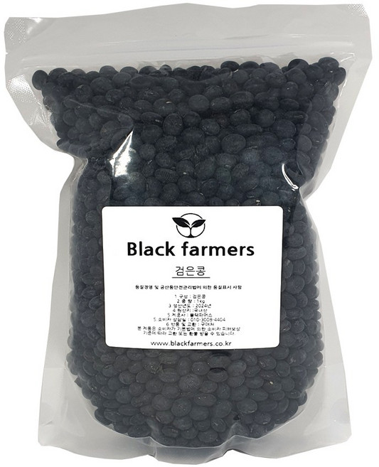 검은콩 1kg 서리태 쥐눈이콩 (25년 국내산), 1개, 검은콩1kg