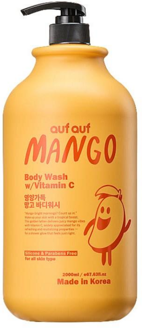 대용량 바디워시 약산성 버블바스 겸용 바디클렌저 어푸어푸 망고향, 1개, 2L