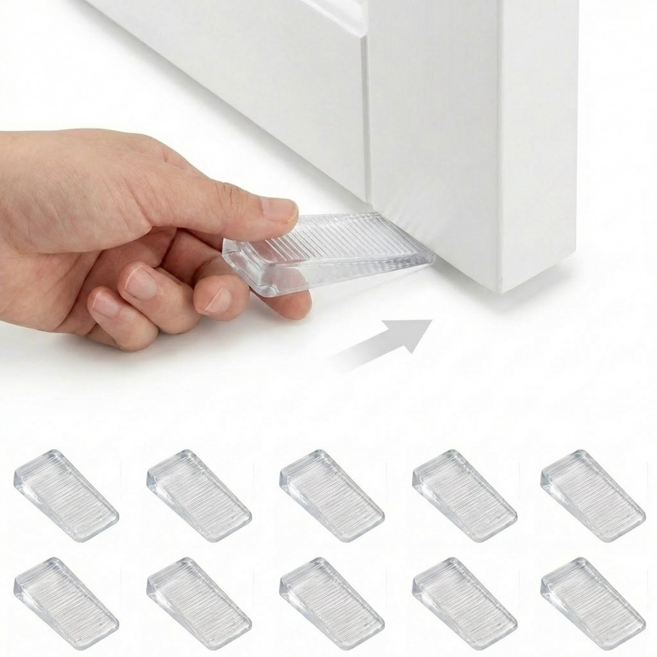 블루포인트 가구 수평맞추기 높이 밀림방지 레벨러 10p, 투명, 1세트