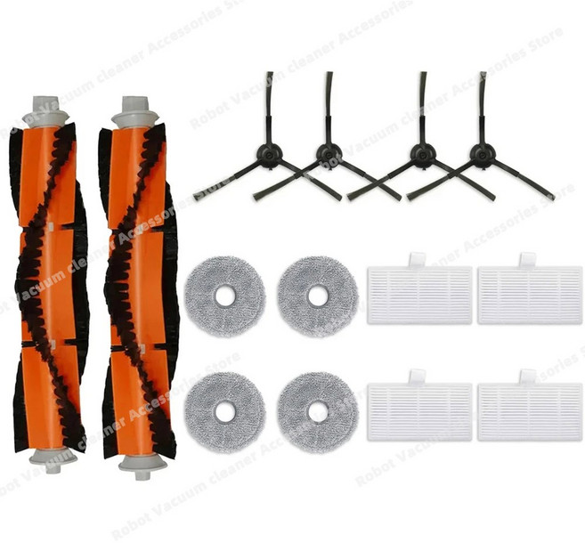 사이드 U250 HEPA 브러시 먼지 메인 액세서리 필터 U200 호환되는 가방 EDISON 모핑 PLUS 부품 UWANT, Set W, 24 Set W, 1개