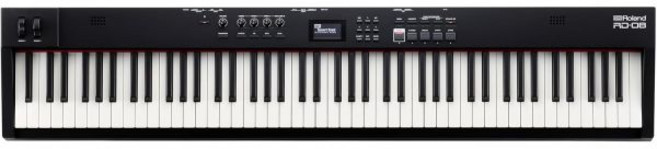 Roland RD08 스테이지 피아노 정통 RD 사운드와 연주성 간결한 디자인 88건반 PHA4 웨이티드 액션 건반 확장 가능한 기능 3000개 이상의 내장 사운드 프로 연주에, Roland RD08 스테이지 피아노 정통 RD 사운드, 1개
