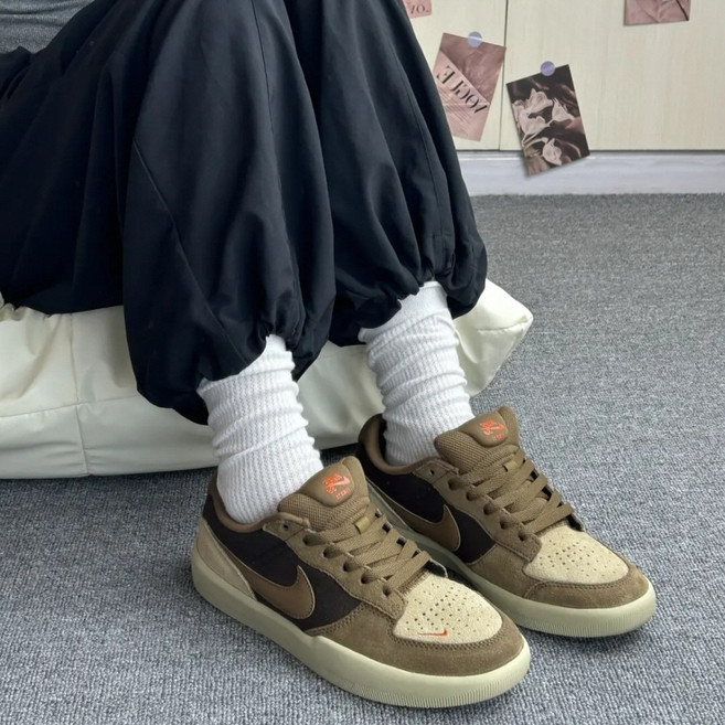 나이키 SB 포스 58 스케이트 보드화 바로크 브라운 DV5477-201